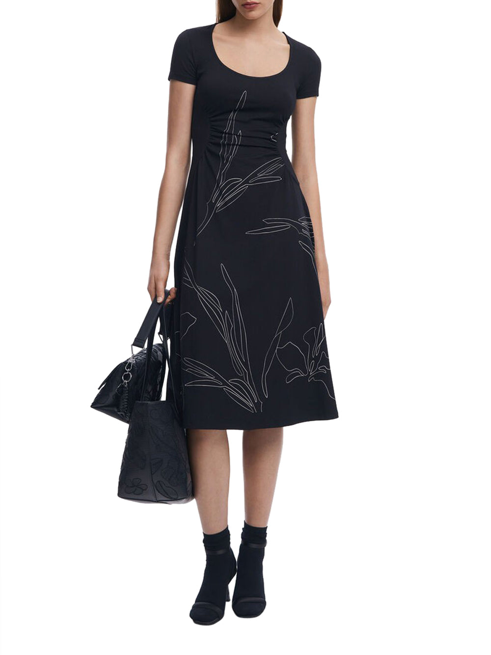 Desigual Abito Bucarest a trapezio Multicolore