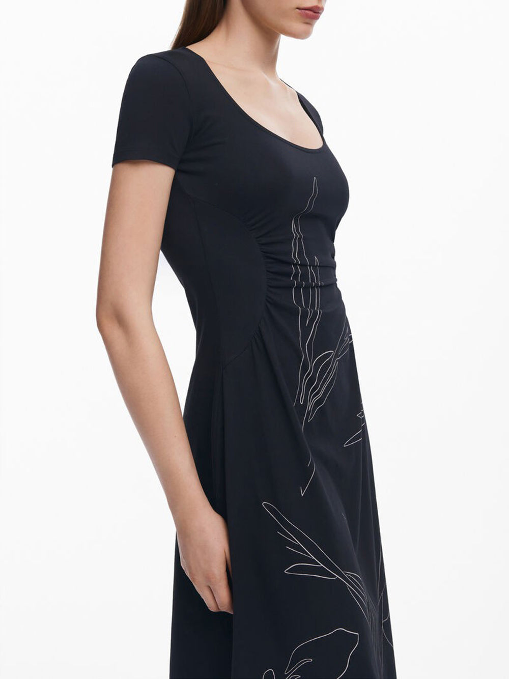 Desigual Abito Bucarest a trapezio Multicolore