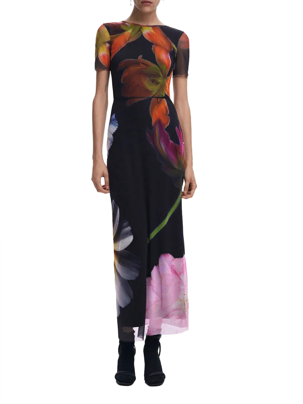 Desigual Abito Roterdam in tulle Multicolore