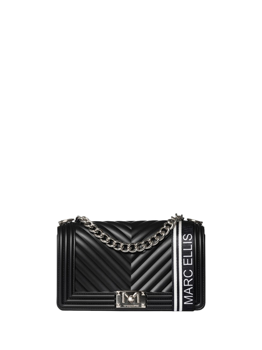 Marc Ellis Borsa a spalla flat Nero