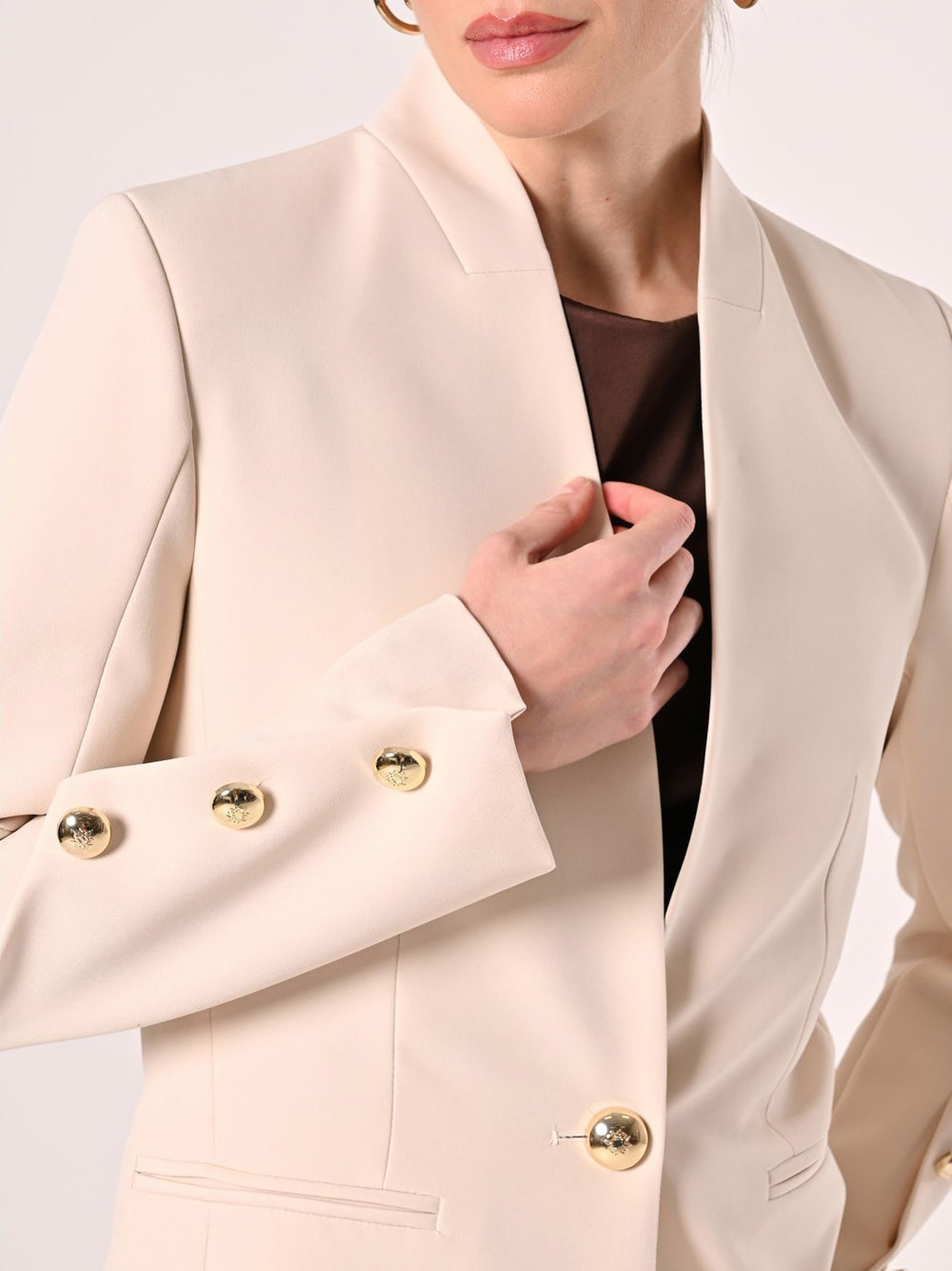 Rinascimento Giacca in tessuto tecnico Beige