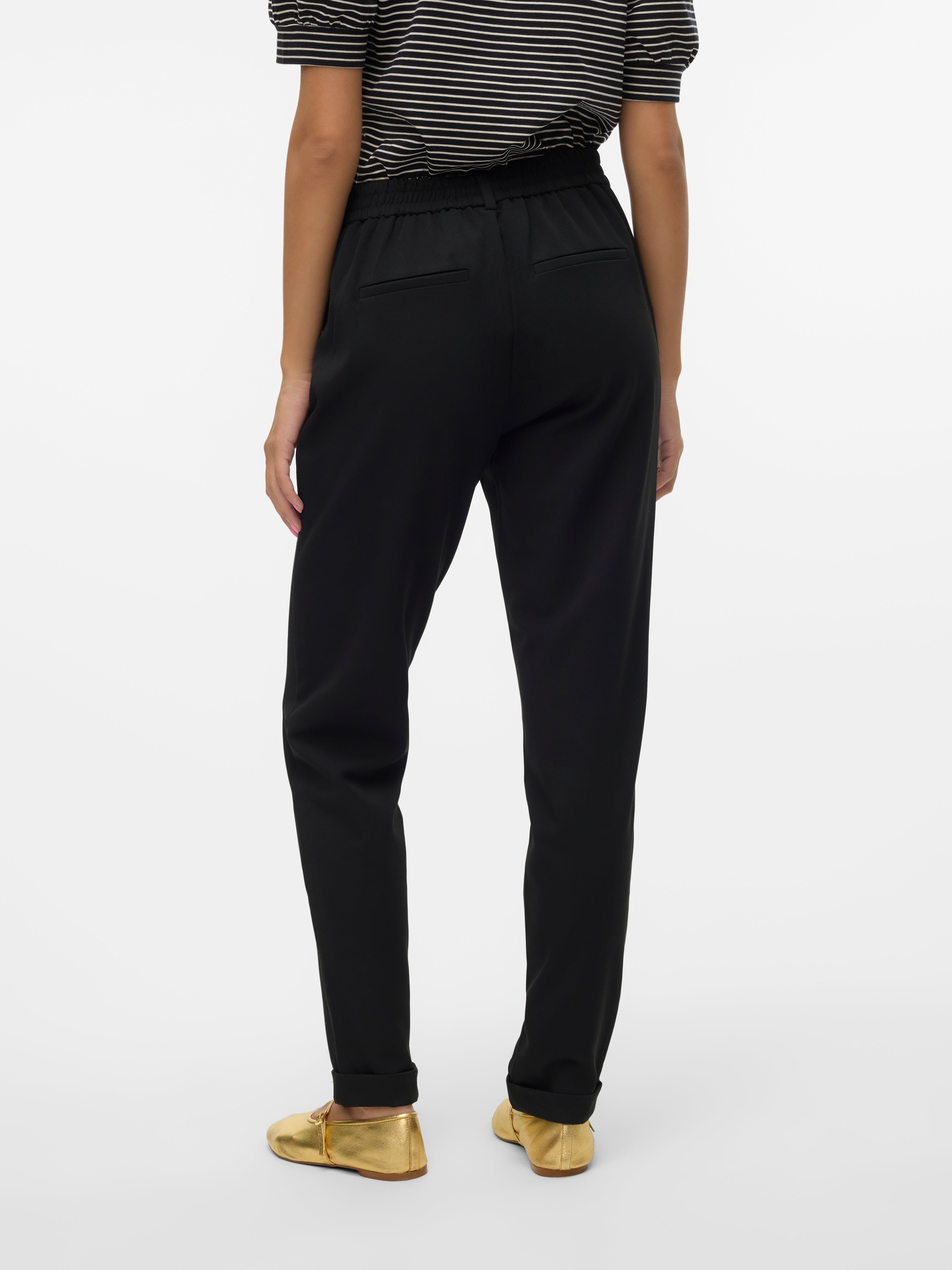Vero Moda Pantaloni Maya loose solid Nero