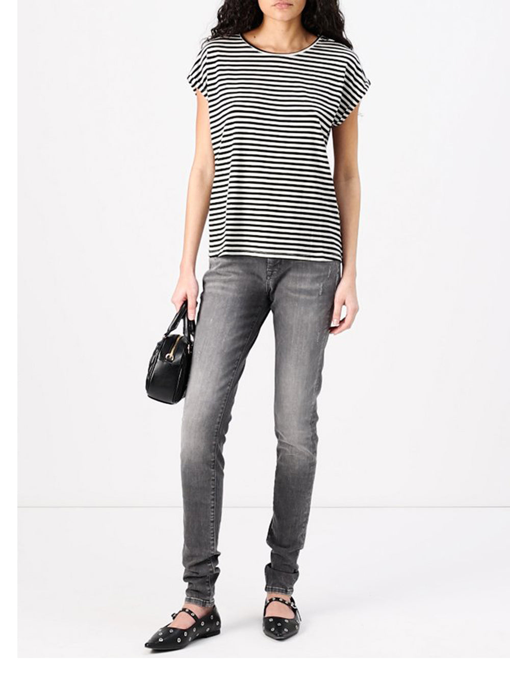 Vero Moda T-shirt basic Ava Nero