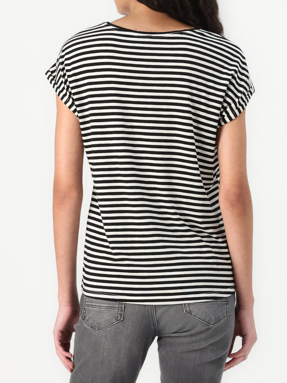 Vero Moda T-shirt basic Ava Nero