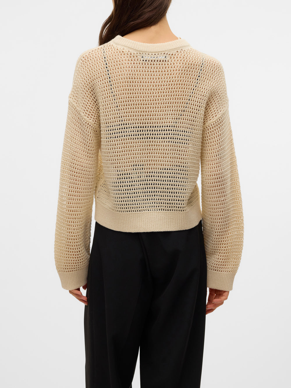 Vero Moda Pullover con trasparenze Bianco