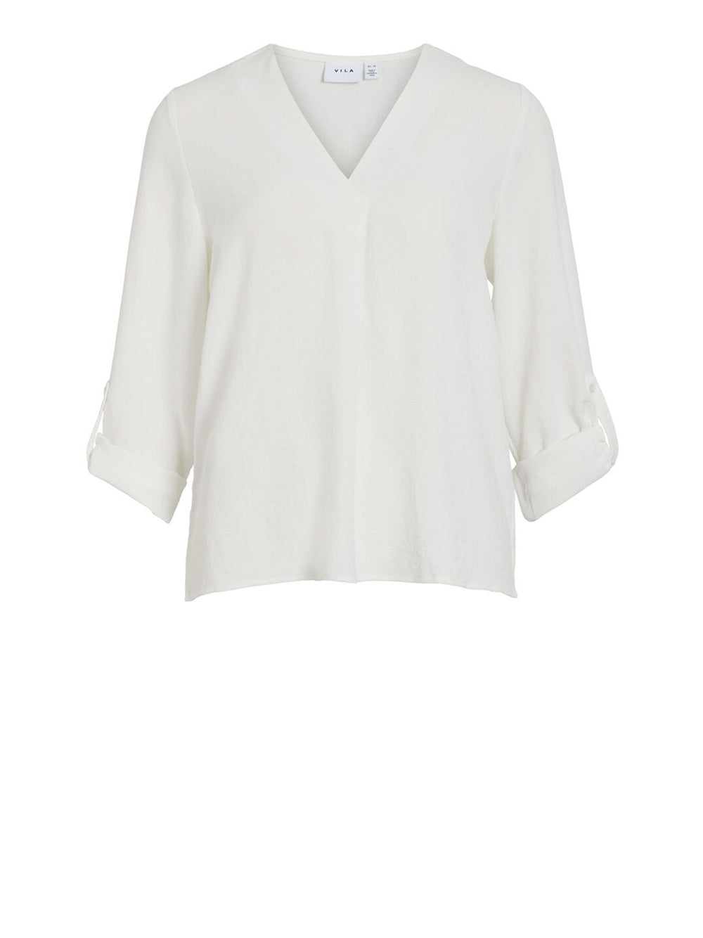 Vila Blusa scollo V manica 3/4 Josa Bianco