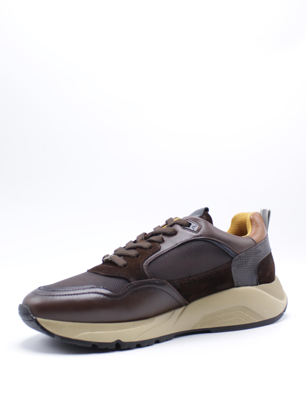 AMBITIOUS Sneakers plantare estraibile Uomo - Testa di moro modello 13422-T3329AM Marrone