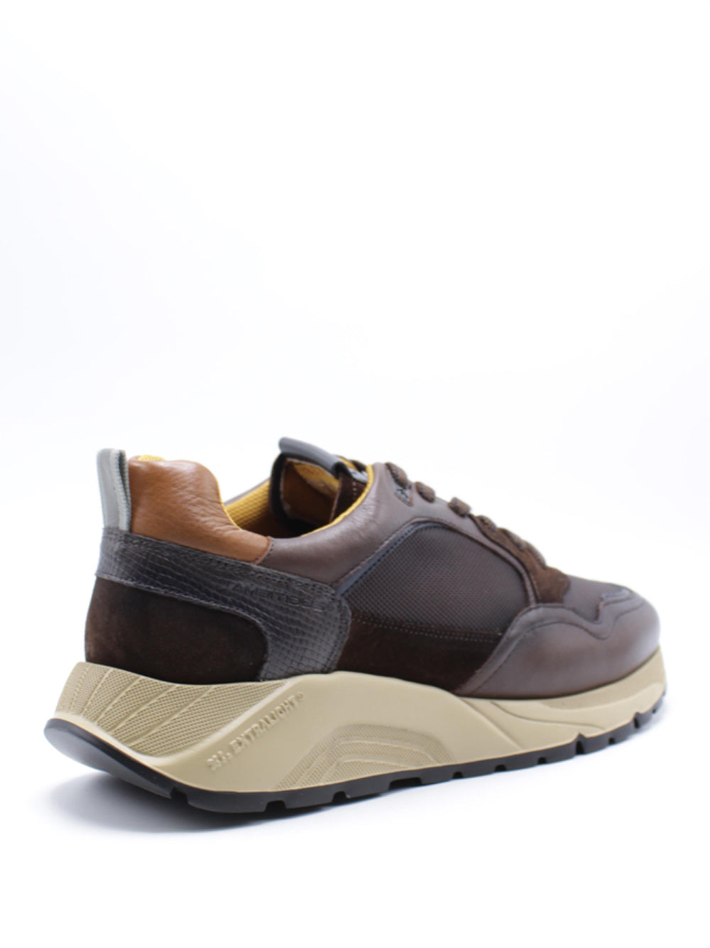 AMBITIOUS Sneakers plantare estraibile Uomo - Testa di moro modello 13422-T3329AM Marrone
