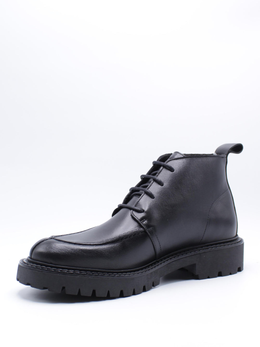 AMBITIOUS Stivaletti moc toe boots Uomo - modello 13701-6583AM Nero