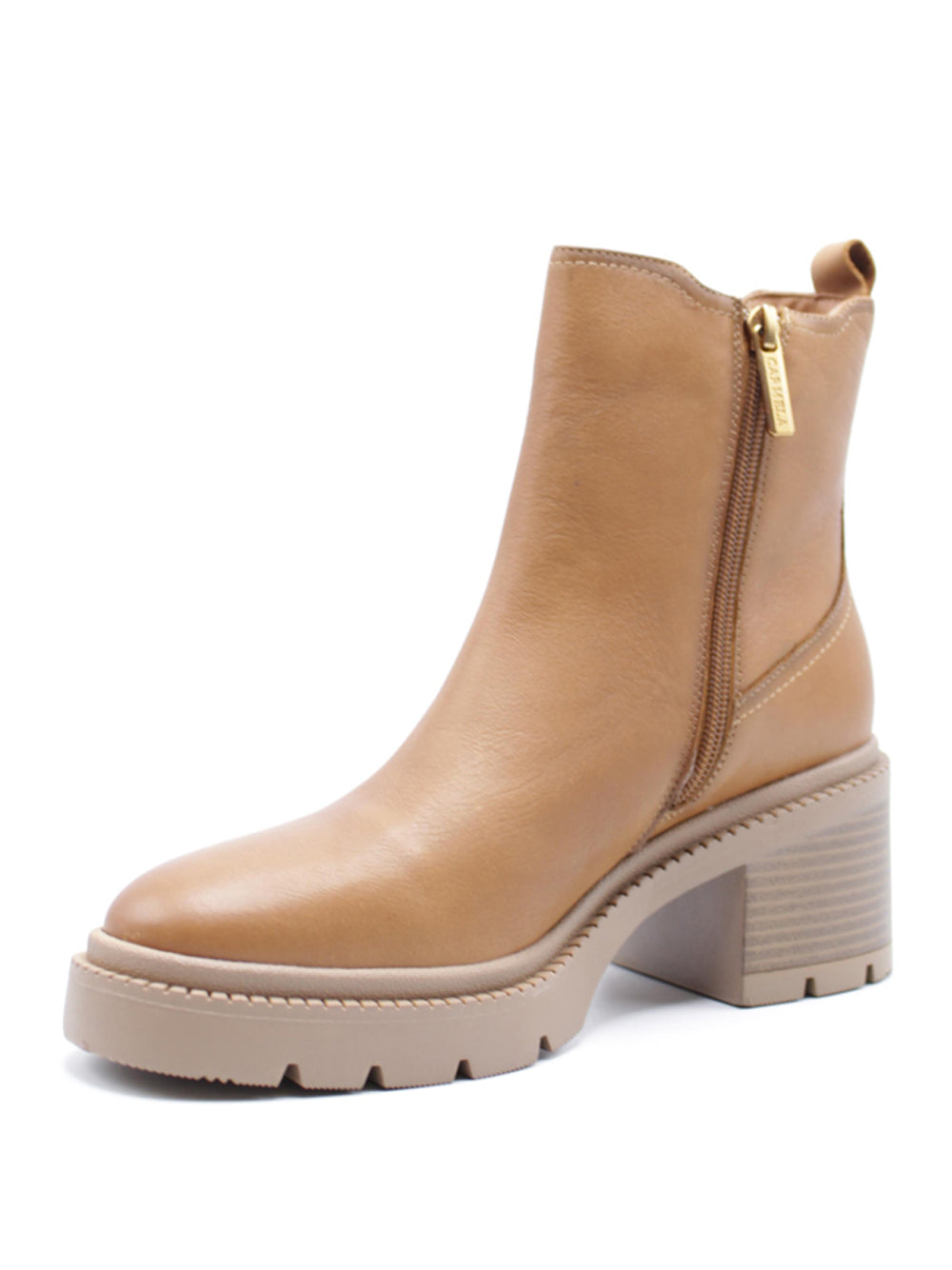 CARMELA Stivaletti con tacco Donna - modello 161915 Beige