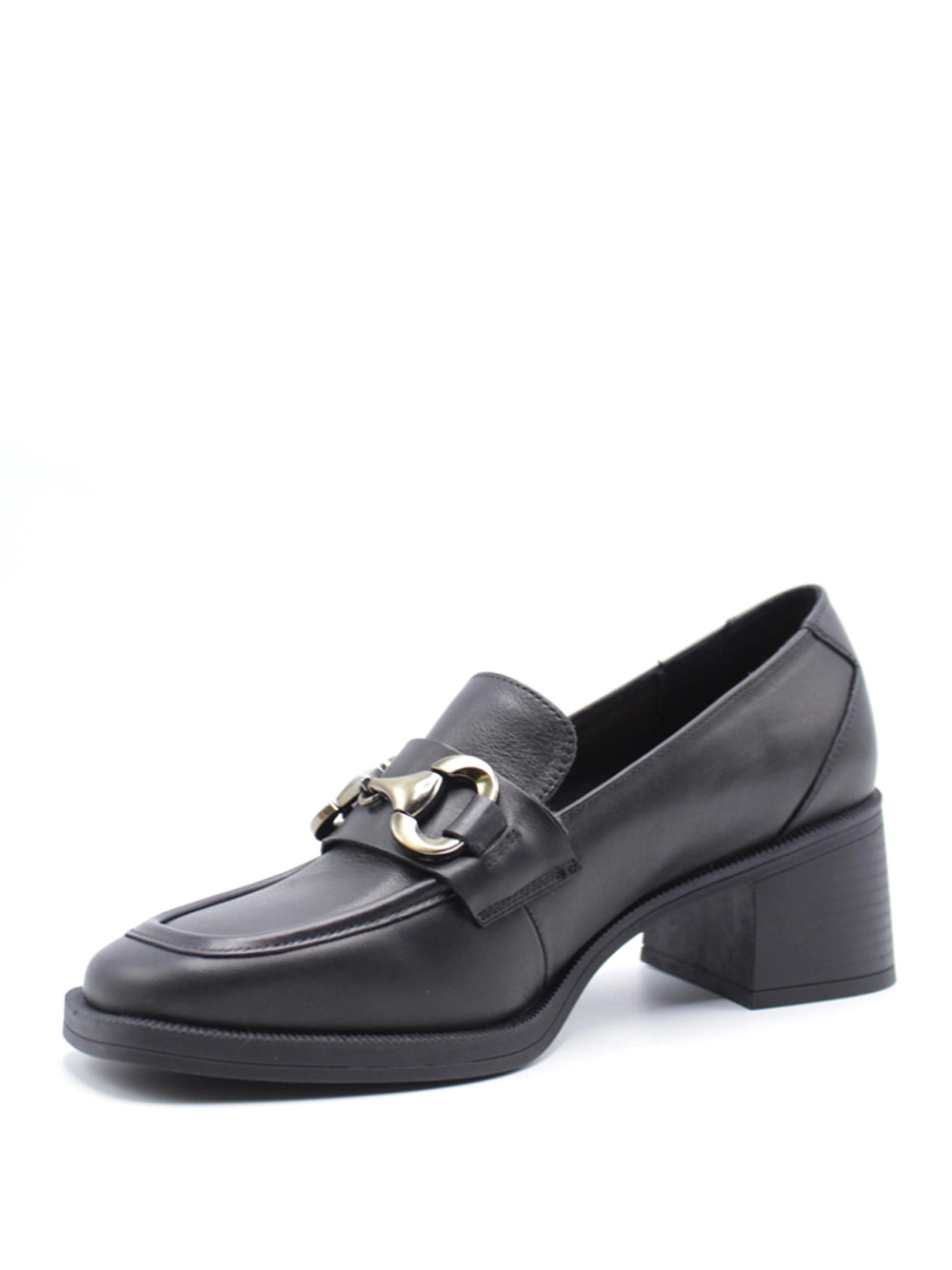 CARMELA Mocassini con tacco Donna - modello 162001 Nero