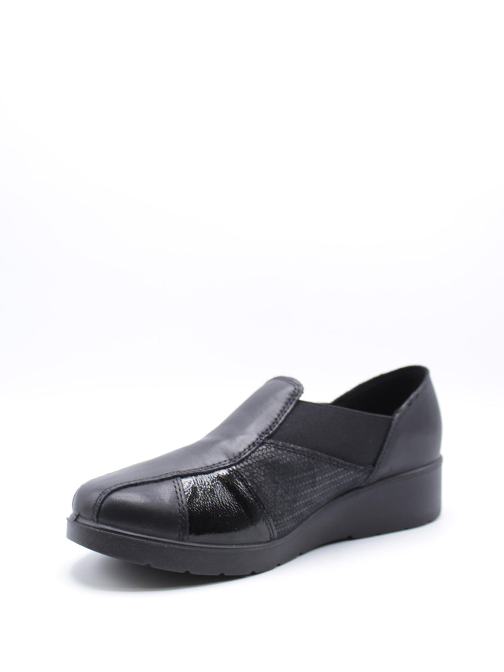 ENVAL SOFT Mocassini con zeppa Donna - modello 6762000 Nero