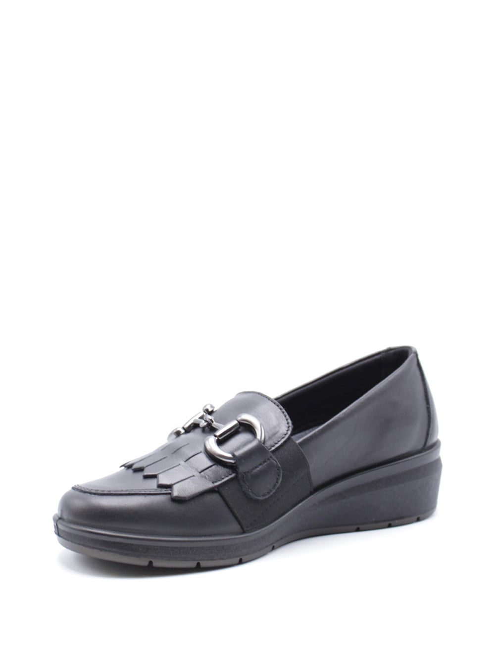 ENVAL SOFT Mocassini con zeppa Donna - modello 6763200 Nero