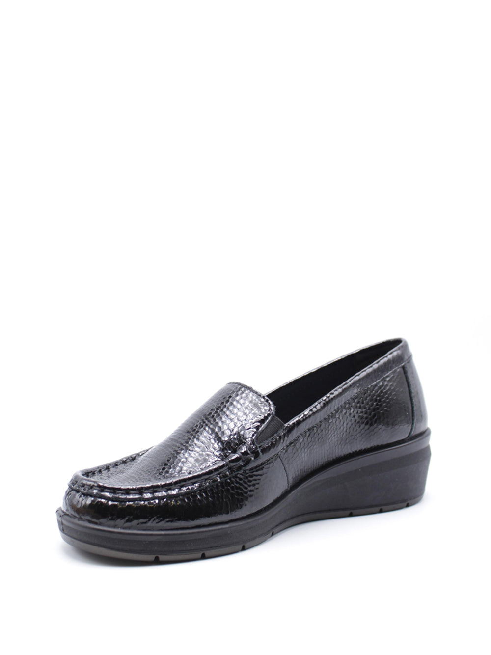 ENVAL SOFT Mocassini con zeppa Donna - modello 6763311 Nero