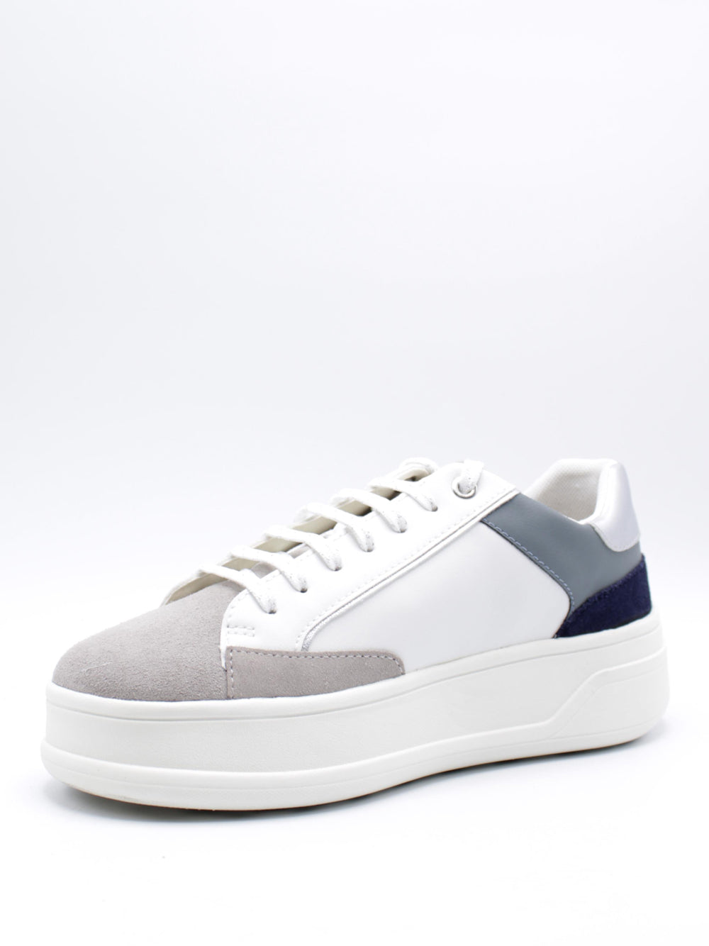GEOX Sneakers platform Donna - modello D46WVE Bianco