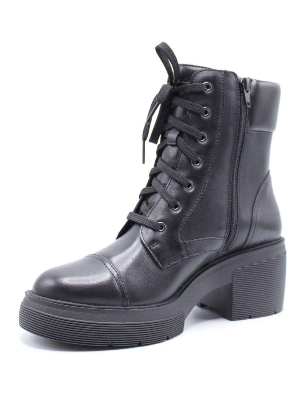 GEOX Stivaletti con tacco Donna - modello D46WWB Nero
