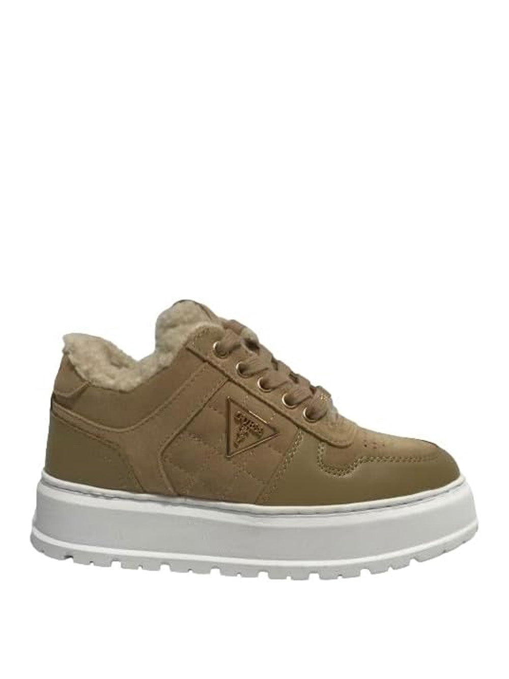 GUESS Sneakers platform Donna - modello FLFTERSUE12 Beige