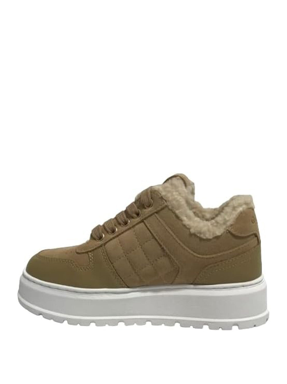 GUESS Sneakers platform Donna - modello FLFTERSUE12 Beige