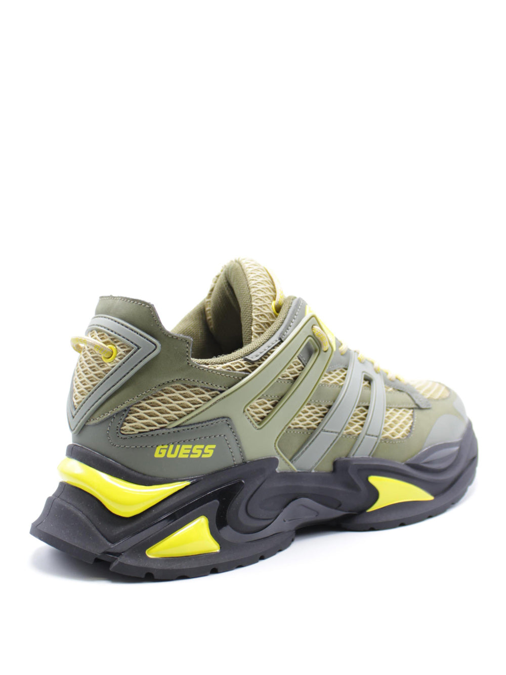 GUESS Sneakers Uomo - modello FMJBELELL12 Verde