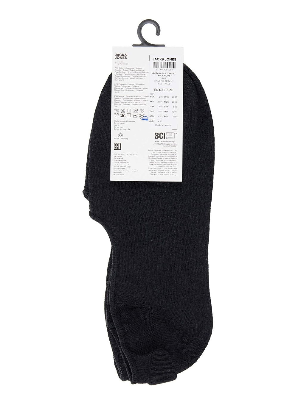 Jack e Jones JACK&JONES Calzini Uomo - modello 12124597 Nero