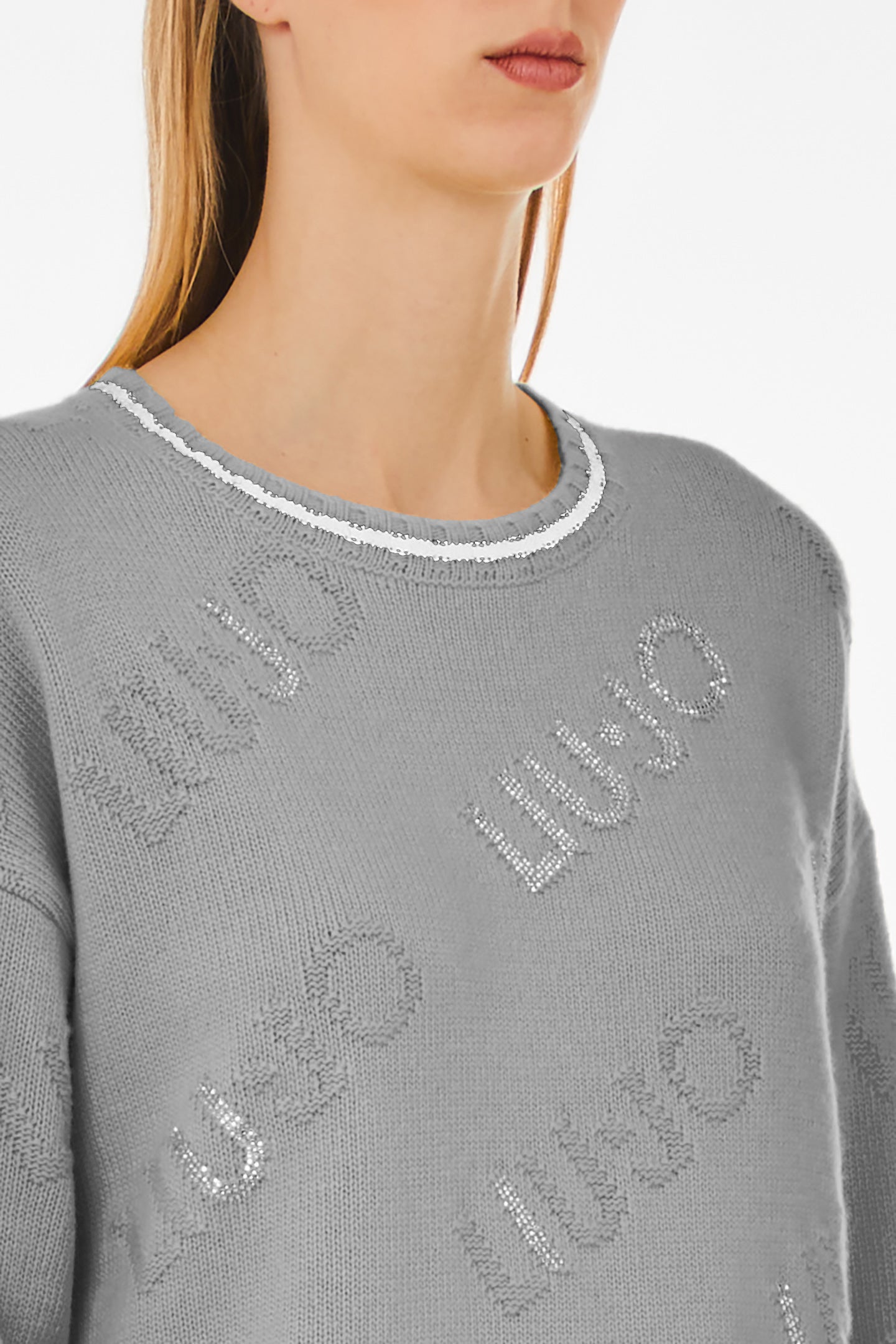 LIU.JO Maglione Donna - modello TF4173MS55L Grigio