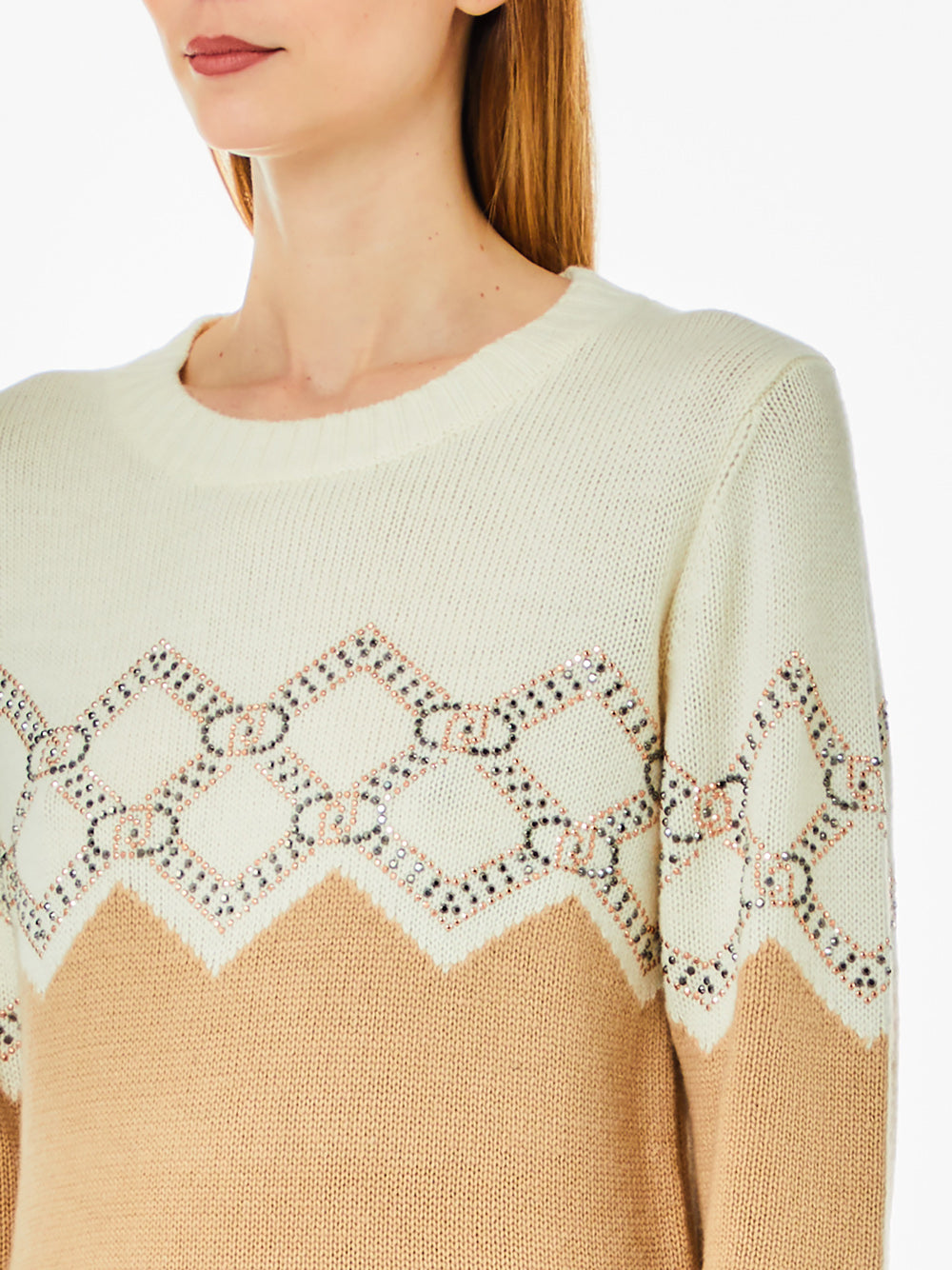 LIU.JO Maglione Donna - modello TF4233MS55L Beige