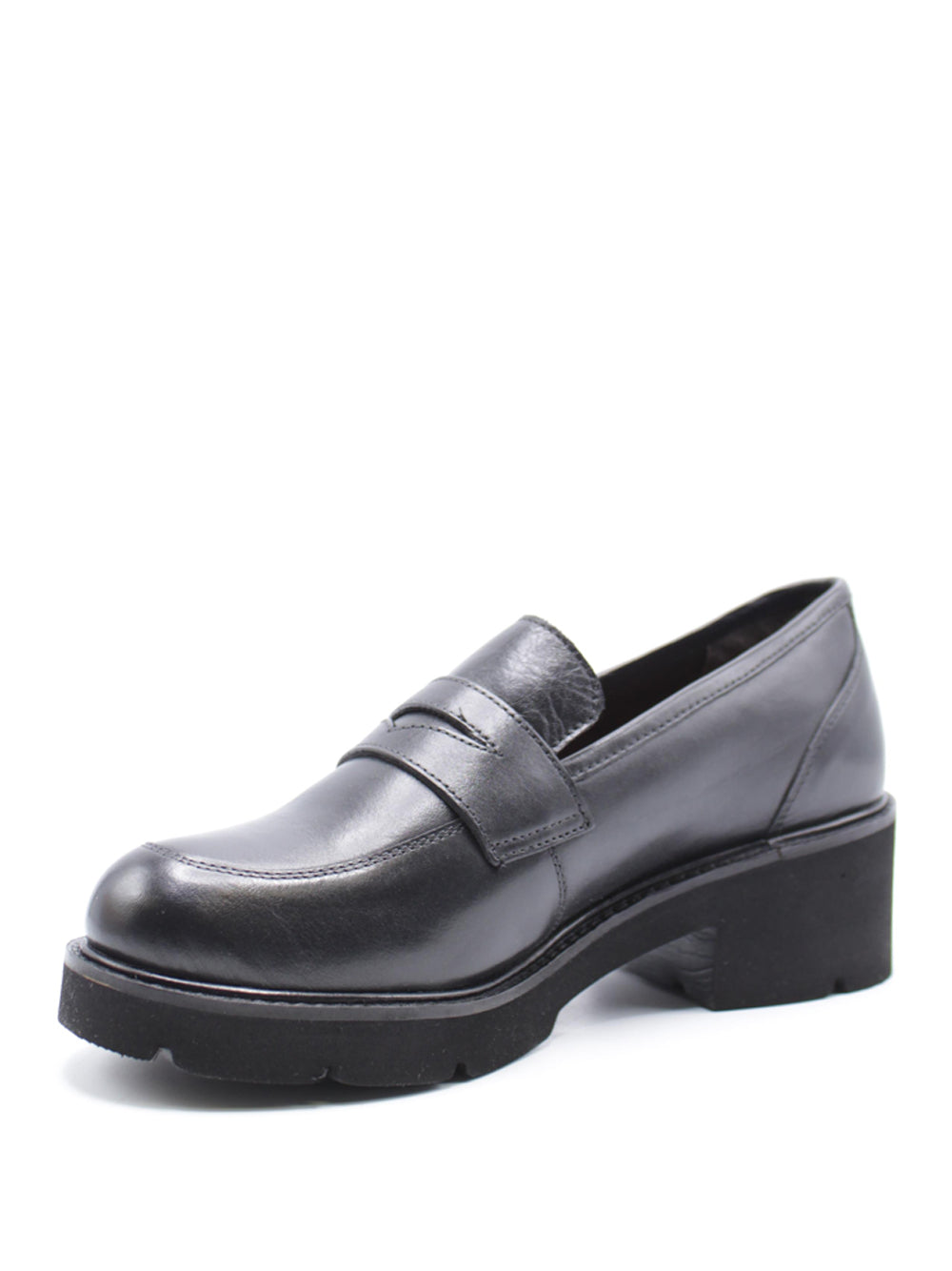 MELLUSO Mocassini con tacco Donna - modello 034327 Nero