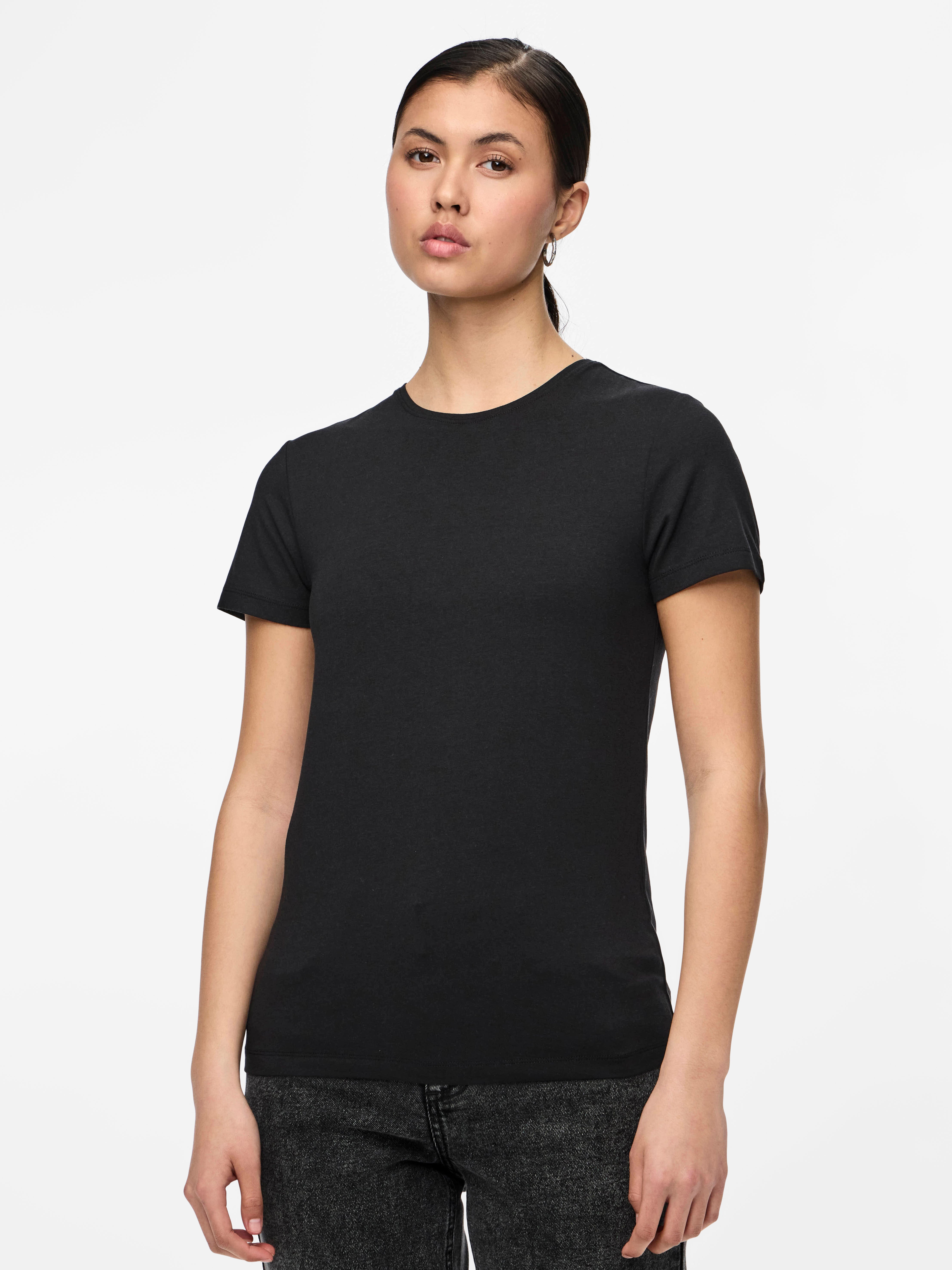 PIECES T-shirt Donna - modello 17082526 Nero