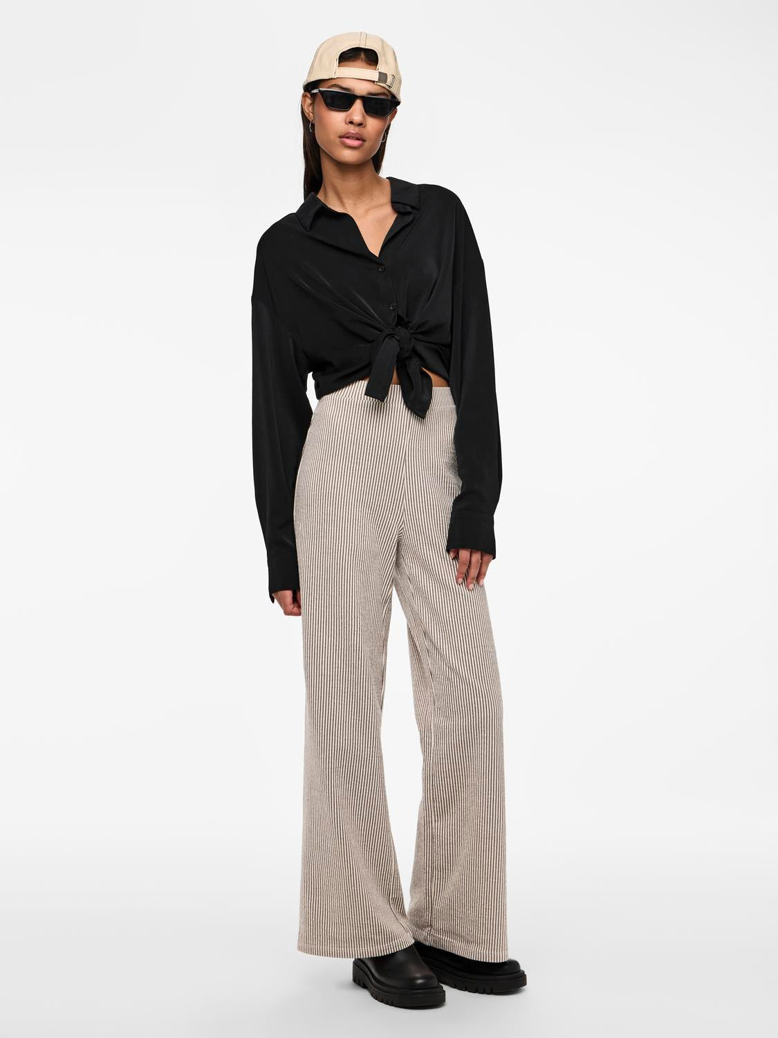 PIECES Camicia Donna - modello 17146430 Nero