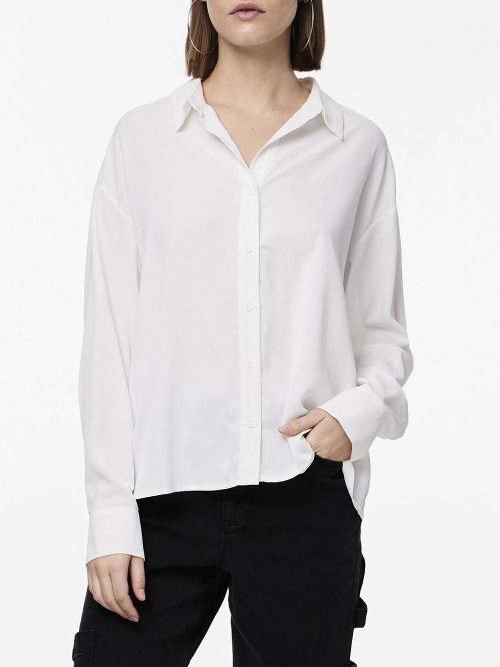 PIECES Camicia Donna - modello 17146430 Giallo