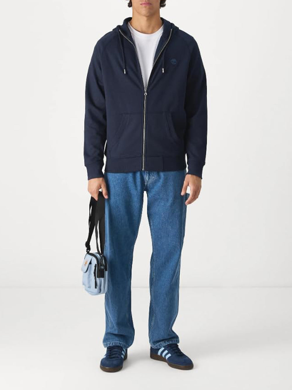 TIMBERLAND Felpa con zip Uomo - modello TB0A2BNBZ021 Blu