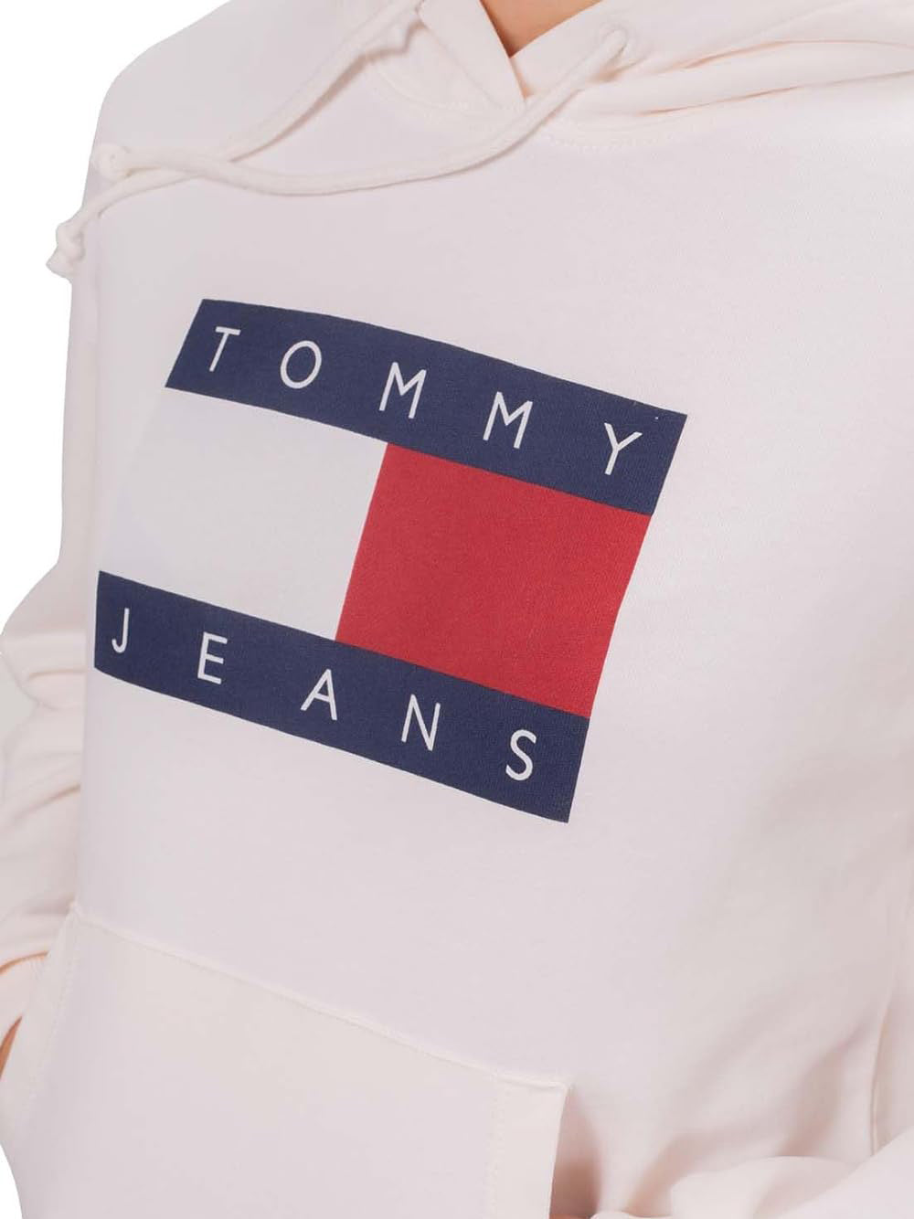 TOMMY HILFIGER Felpa Donna - modello DW0DW18654 Bianco