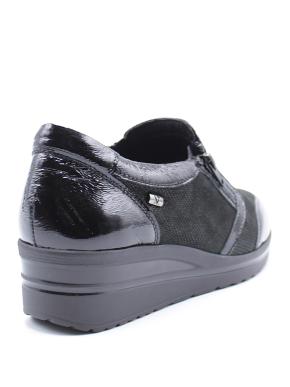 VALLEVERDE Sneakers con zeppa Donna - modello 36207 Nero