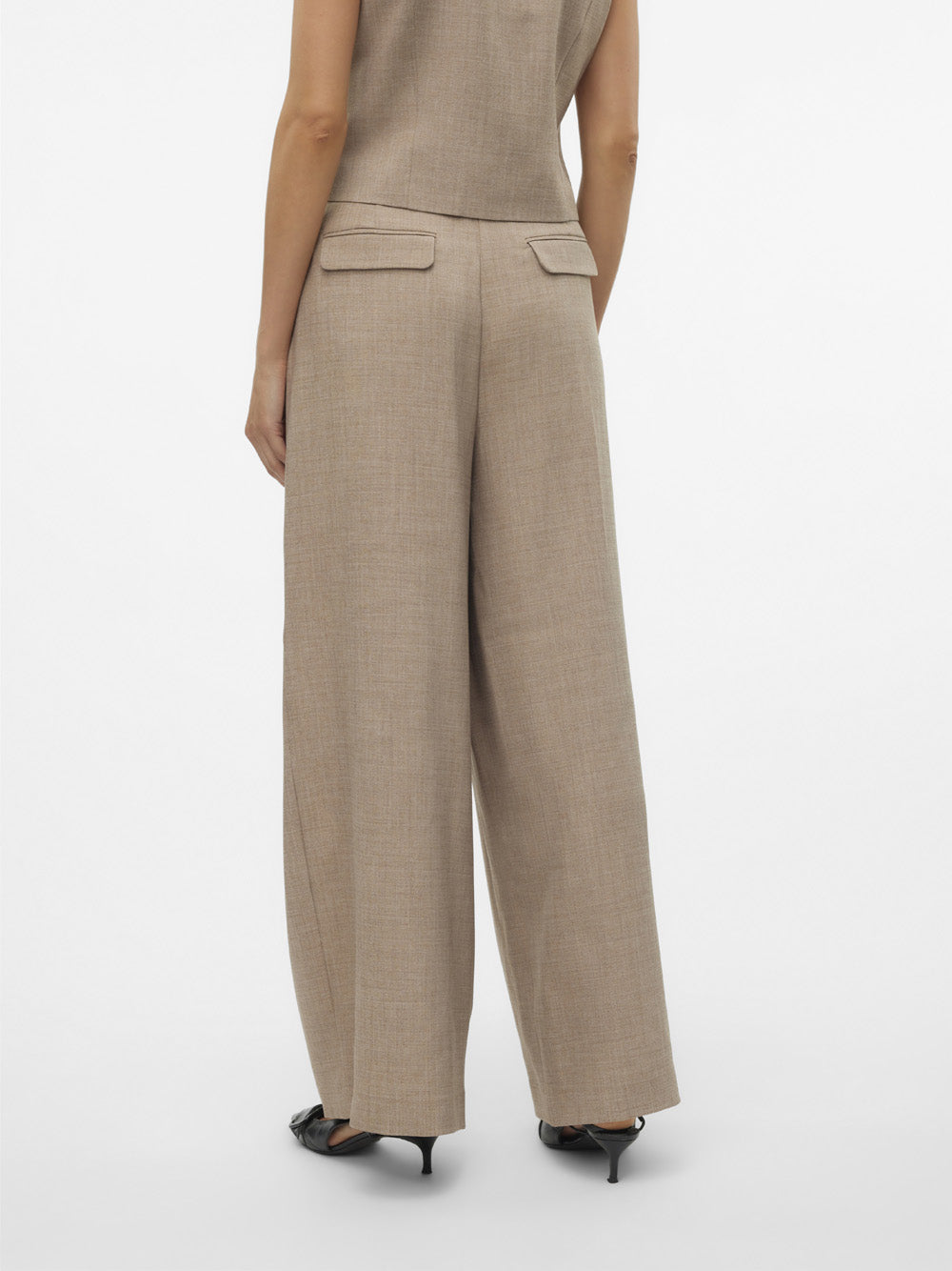 VERO MODA Pantalone Donna - Taupe modello 10310074 Marrone