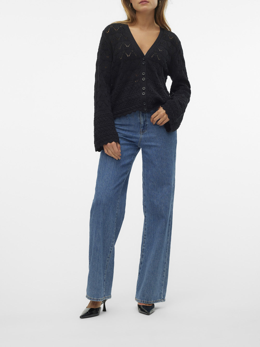 VERO MODA Cardigan Donna - modello 10310863 Nero