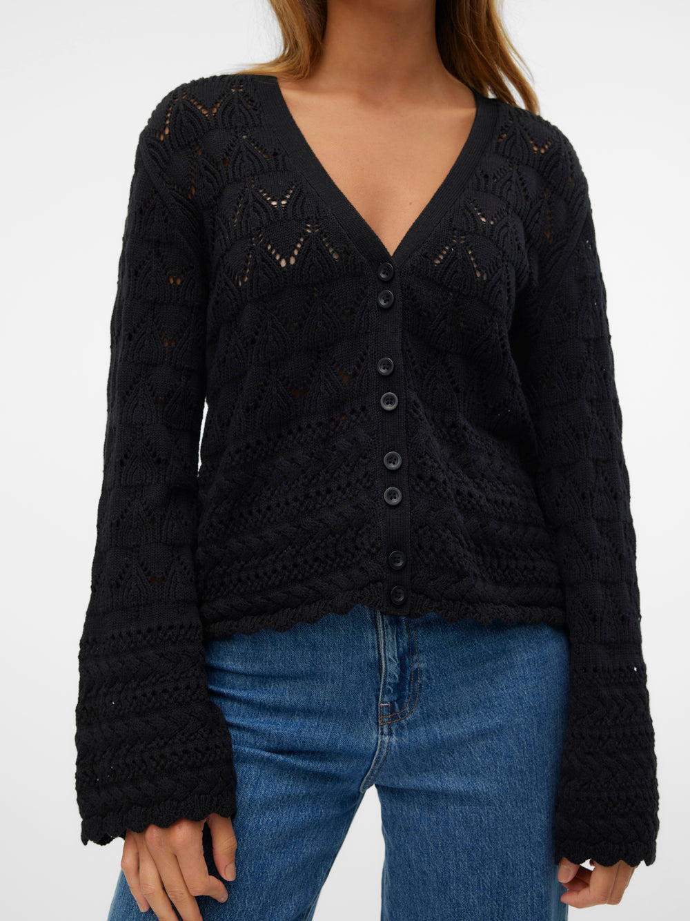 VERO MODA Cardigan Donna - modello 10310863 Nero