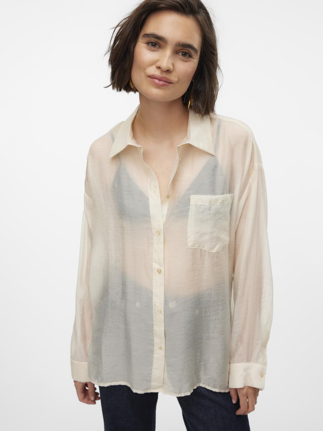 VERO MODA Camicia Donna - modello 10312284 Beige