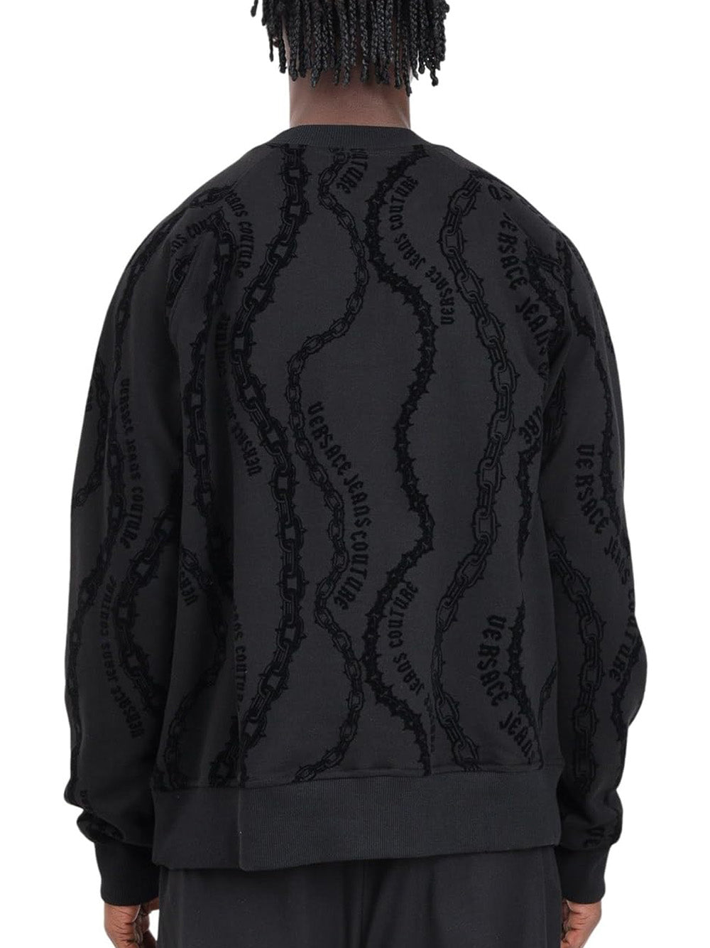 Versace VERSACE JEANS COUTURE Felpa Uomo - modello 77GAI3X0 Nero