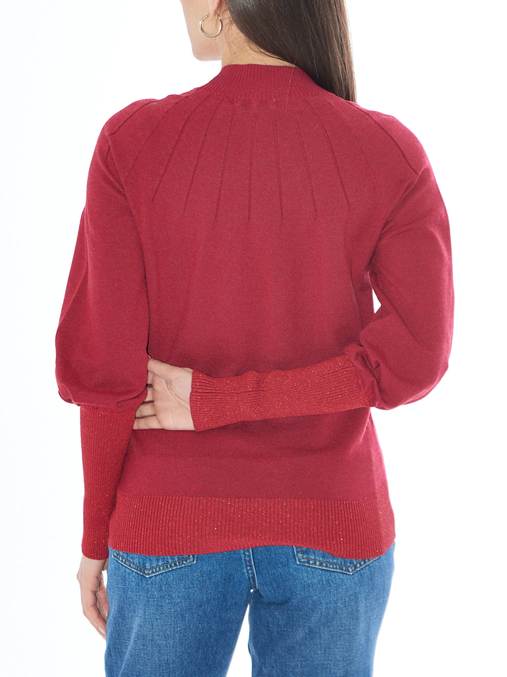 YES ZEE Maglione Donna - modello M055BG00 Rosso