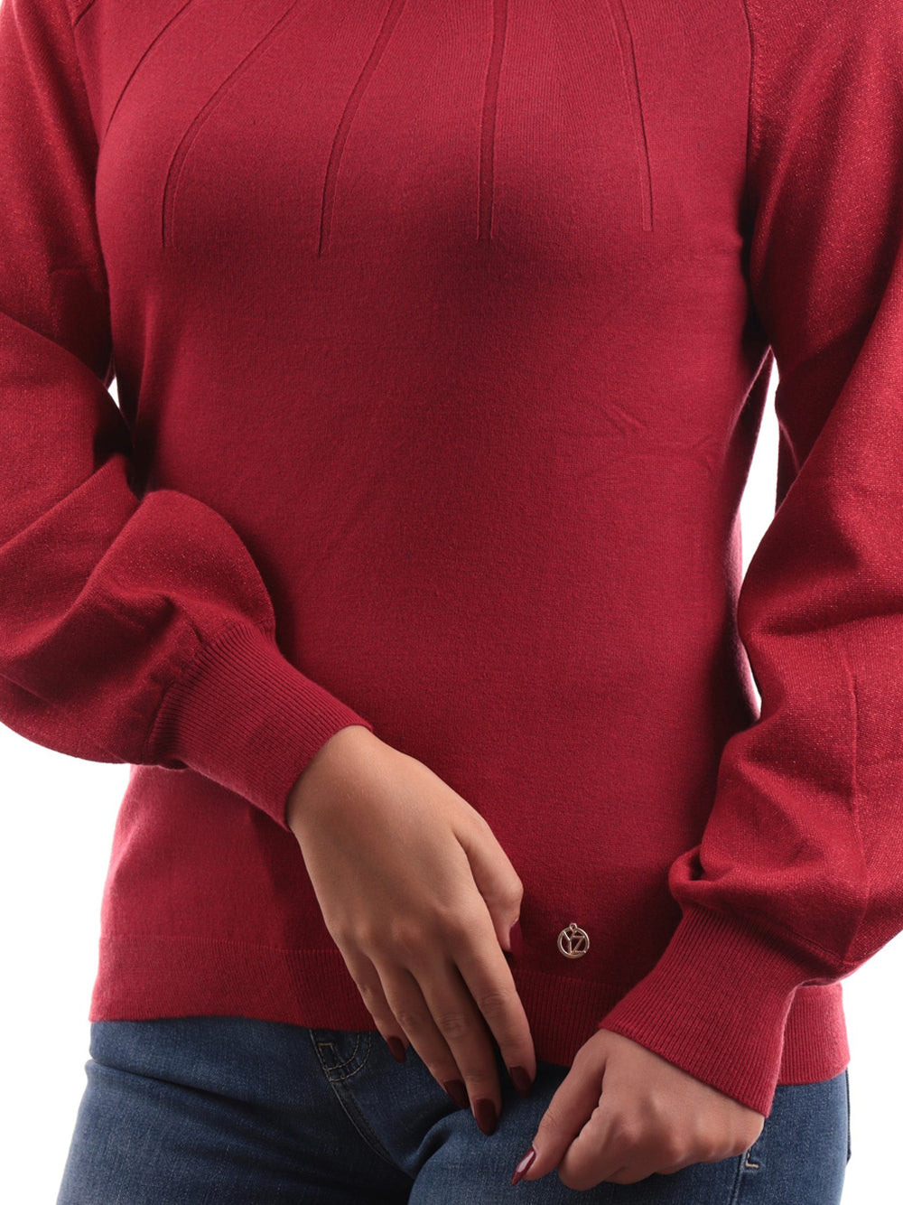 YES ZEE Maglione Donna - modello M062BG00 Rosso