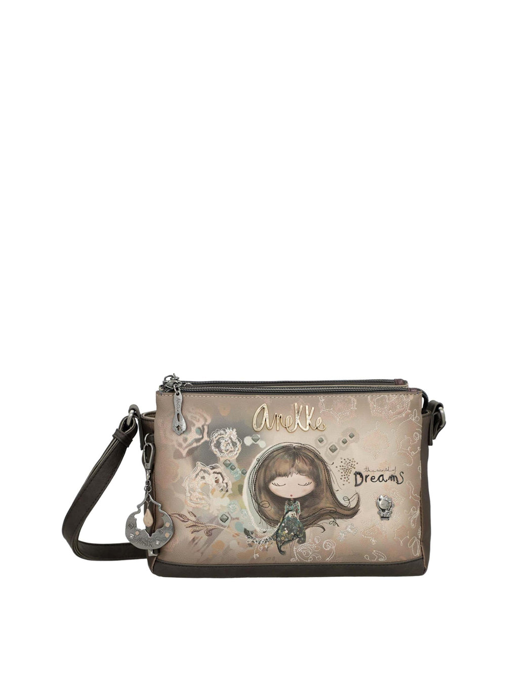 ANEKKE Borsa a Tracolla Donna - modello 41703-184 Beige