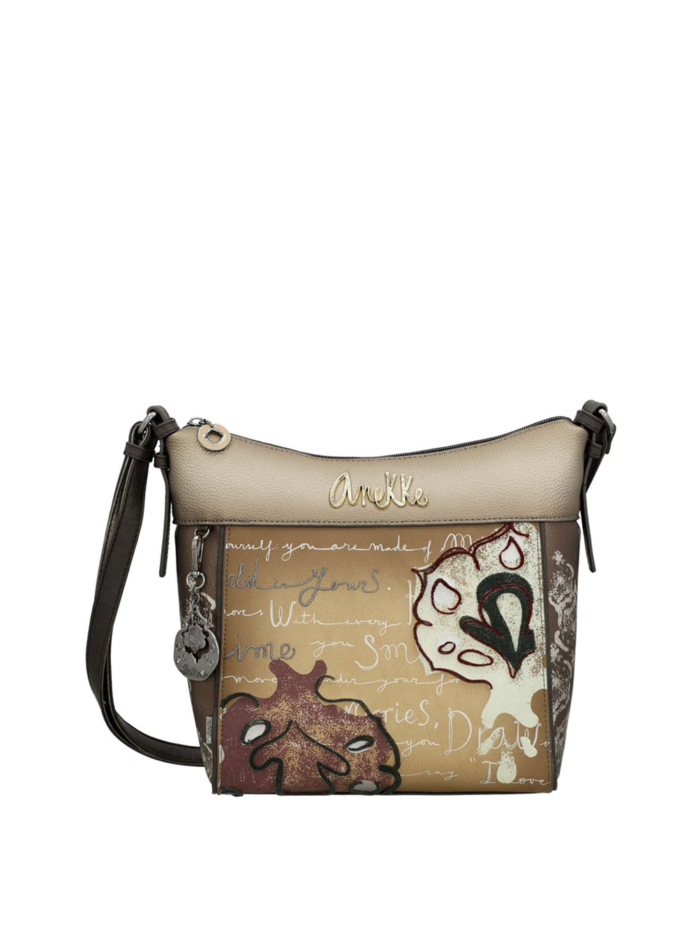 ANEKKE Borsa a Tracolla Donna - modello 41713-007 Beige