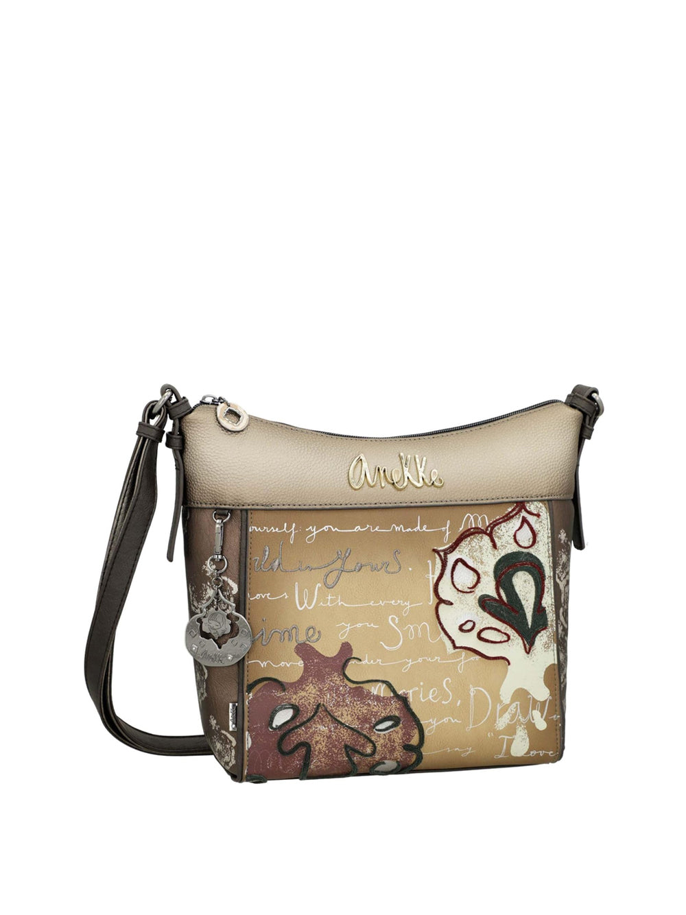 ANEKKE Borsa a Tracolla Donna - modello 41713-007 Beige