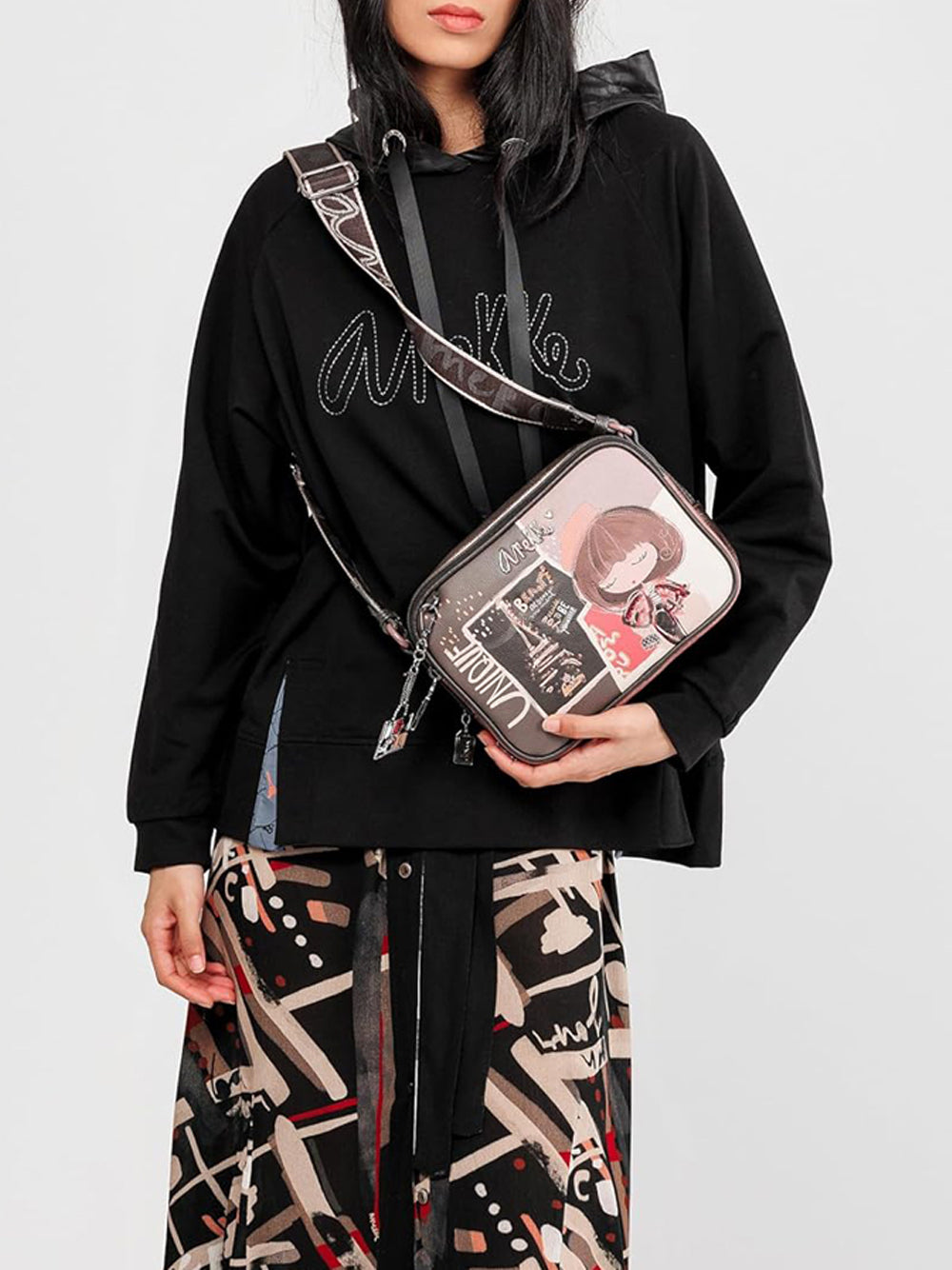 ANEKKE Borsa a Tracolla Donna - Multicolor modello 41803-183 Multicolore