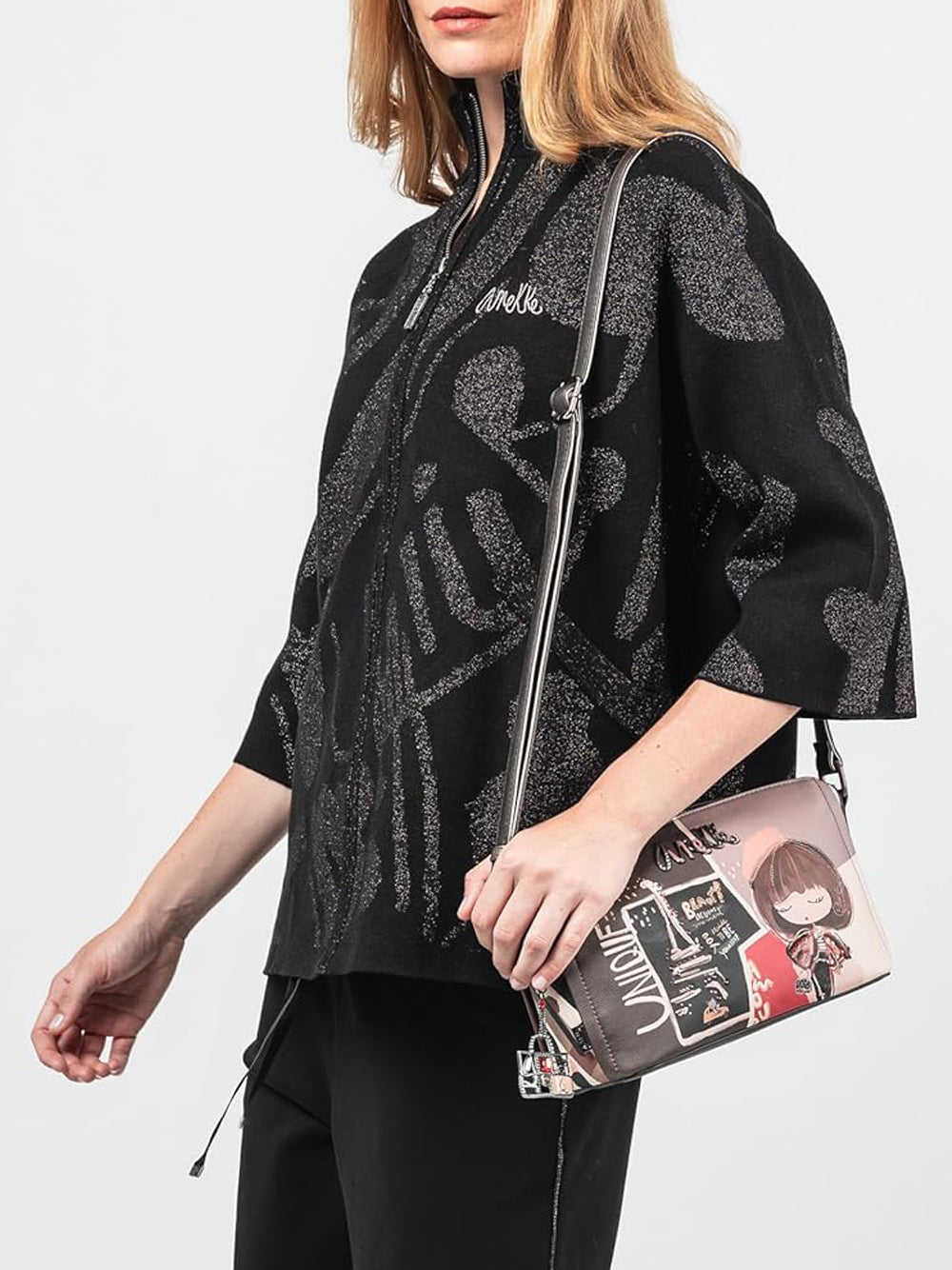 ANEKKE Borsa a Tracolla Donna - Multicolor modello 41803-513 Multicolore