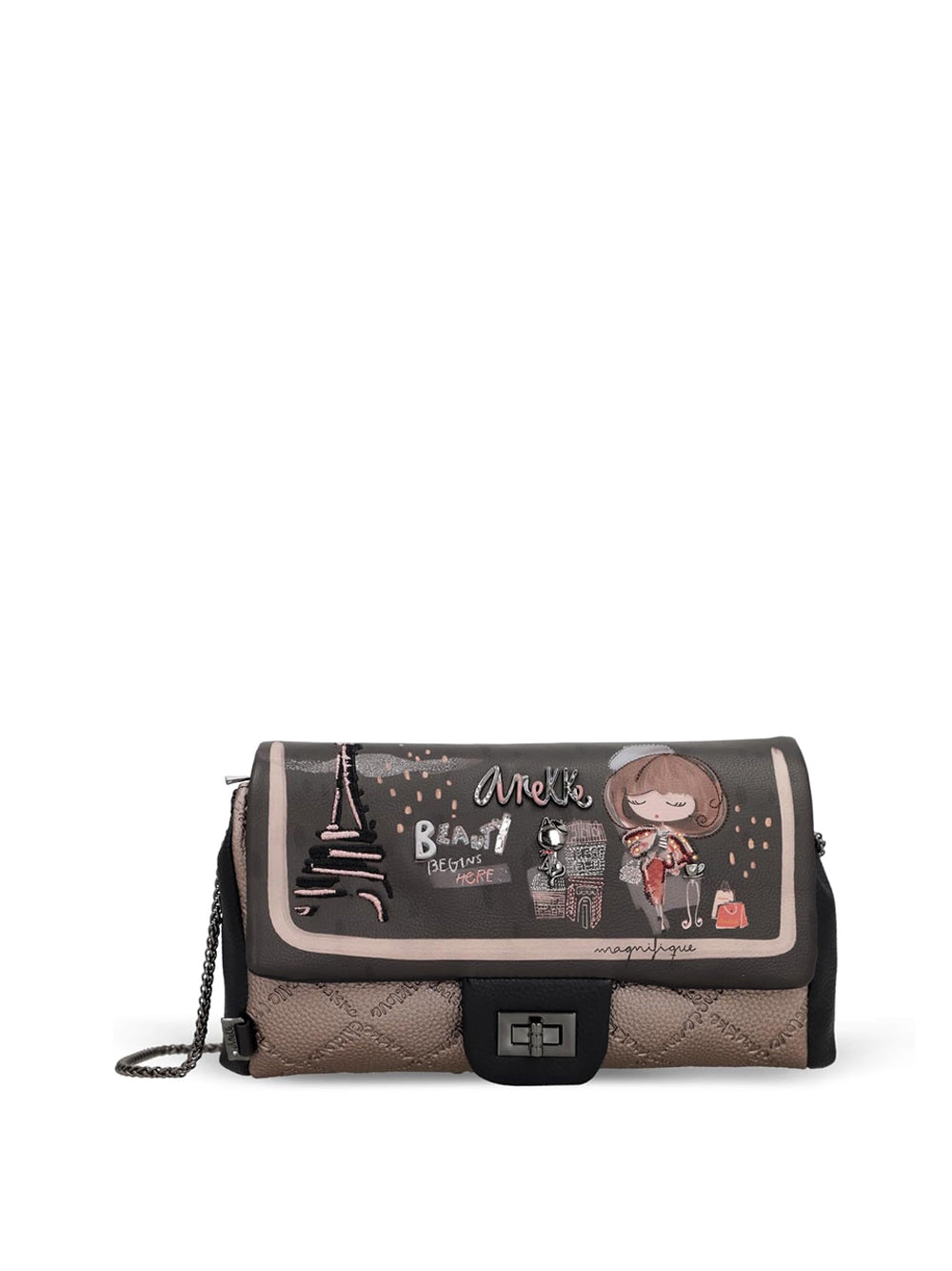 ANEKKE Borsa a Tracolla Donna - modello 41803-535 Marrone