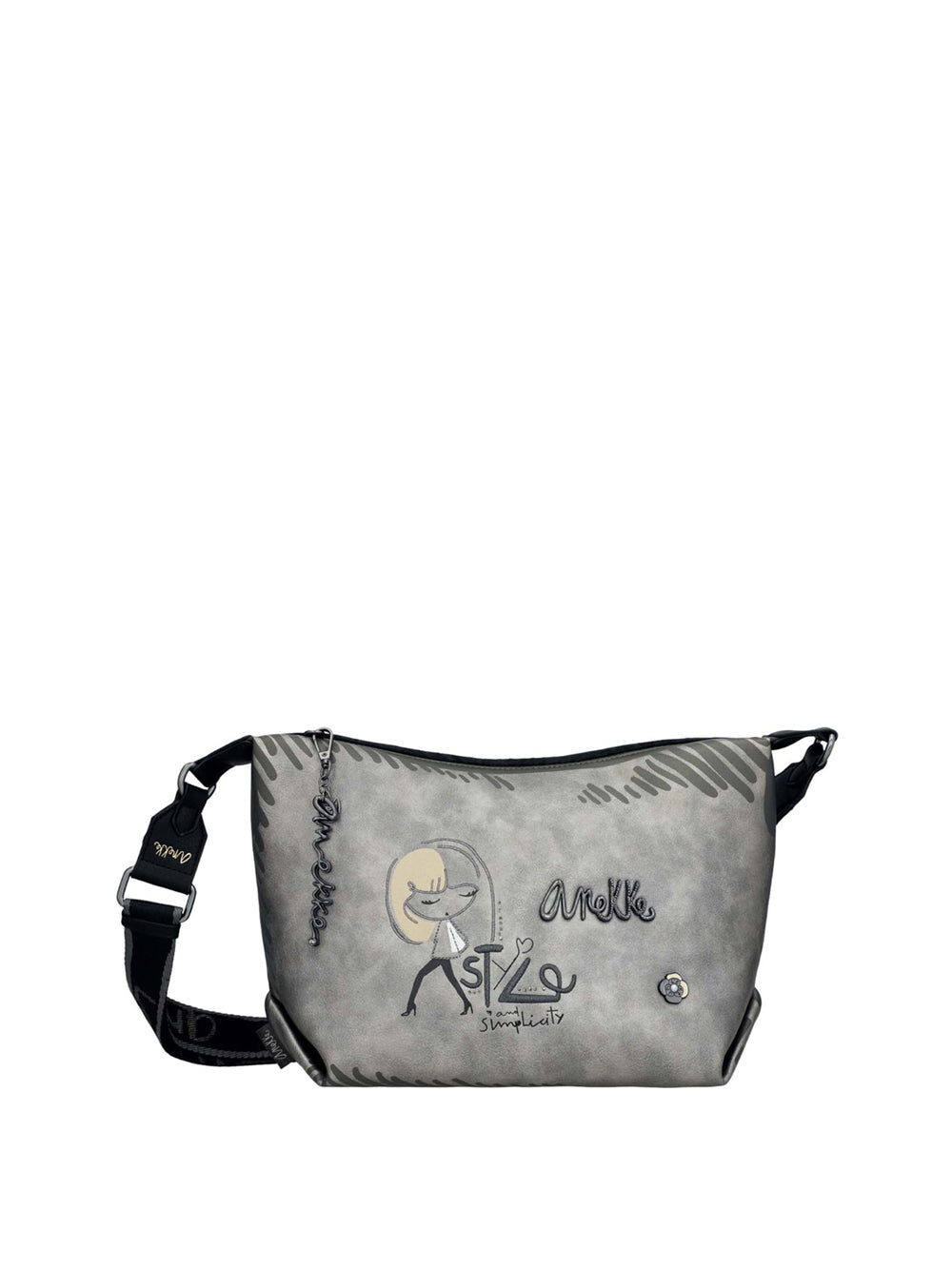 ANEKKE Borsa a Tracolla Donna - modello 41863-521 Grigio