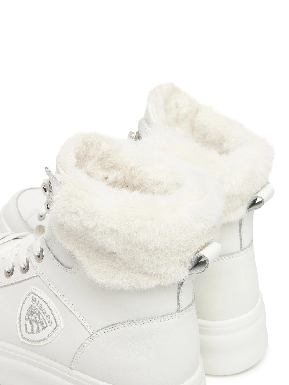 BLAUER Stivaletti platform Donna - modello F5EMERY01/LEA Bianco