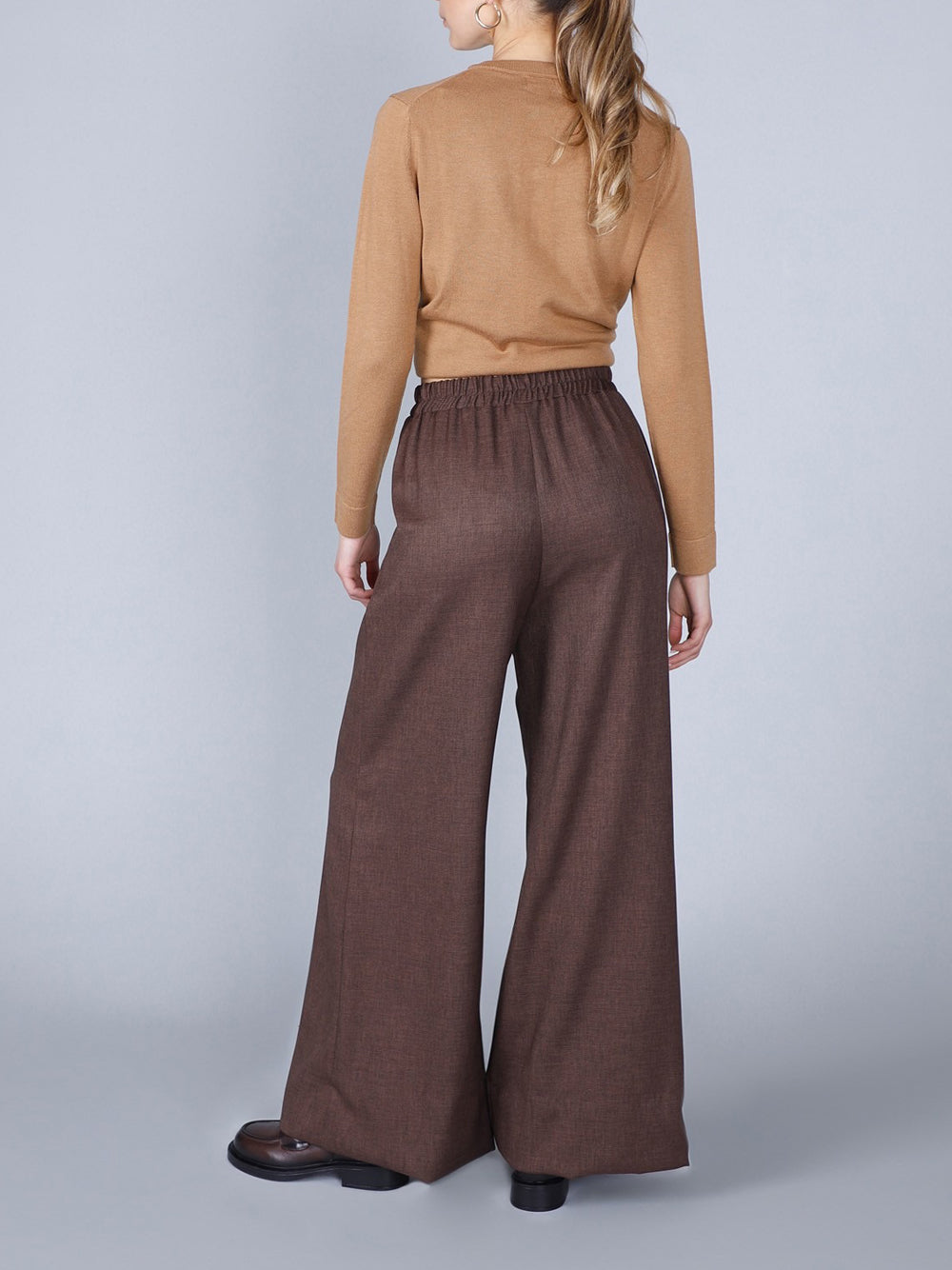 CafèNoir CAFE'NOIR Pantalone Wide Leg Fit Donna - modello C7JP0259 Marrone