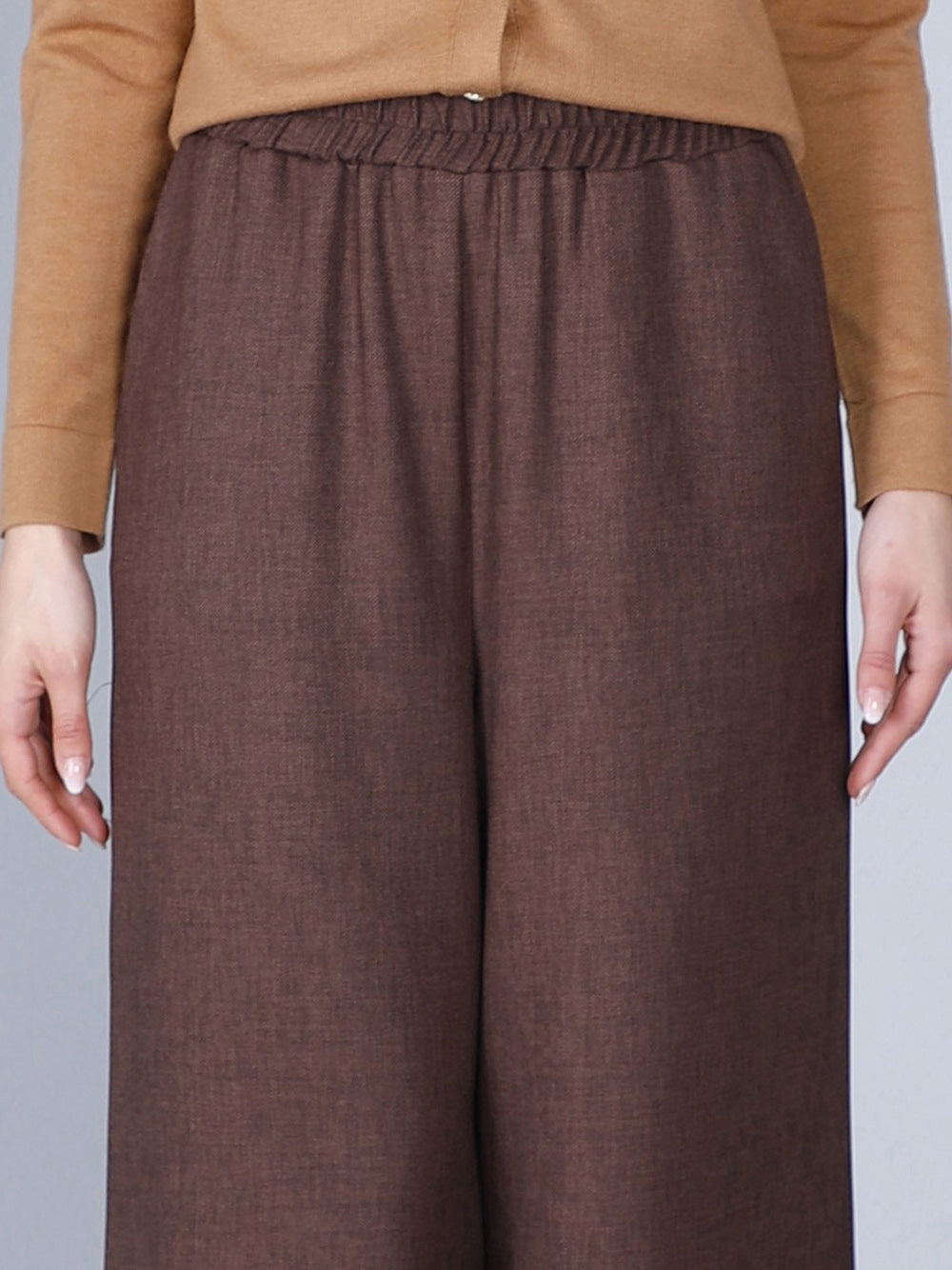 CafèNoir CAFE'NOIR Pantalone Wide Leg Fit Donna - modello C7JP0259 Marrone